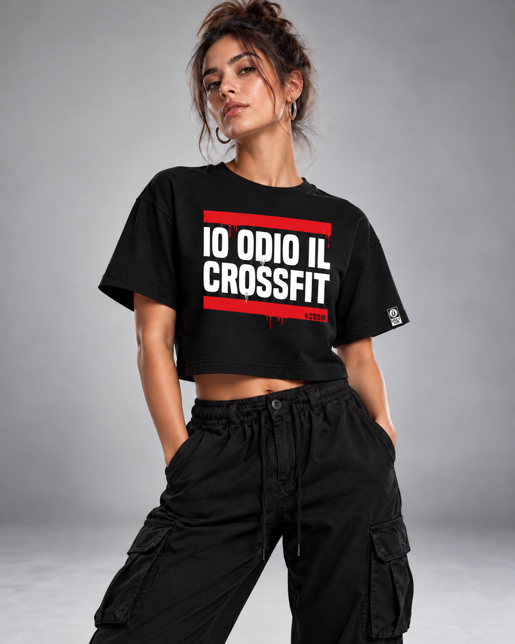 UGLY IO ODIO IL CROSSFIT CROP