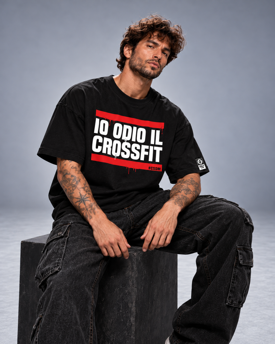 UGLY IO ODIO IL CROSSFIT OVERSIZE