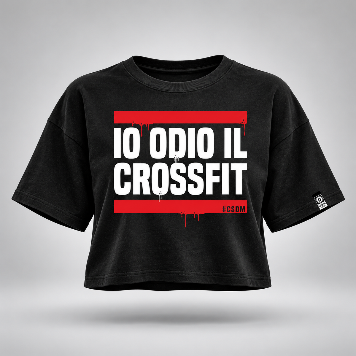 UGLY IO ODIO IL CROSSFIT CROP